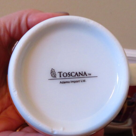 2000 MCM Toscana Adamo Import LTD tea/cappuccino cup and saucer set of 7 - Picture 4 of 7